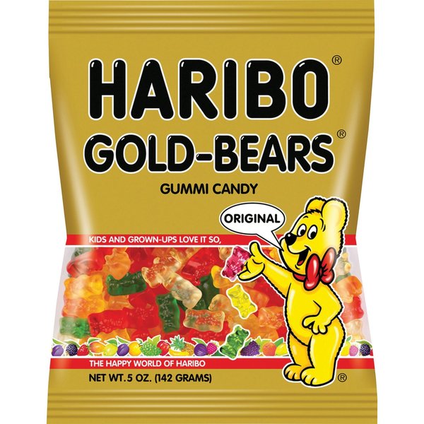 Haribo Haribo Gold-Bears Gummi Candy 5 oz., PK12 30220